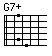 [chord image for nuta_z_ponidzia.txt.data/G7+  .png]